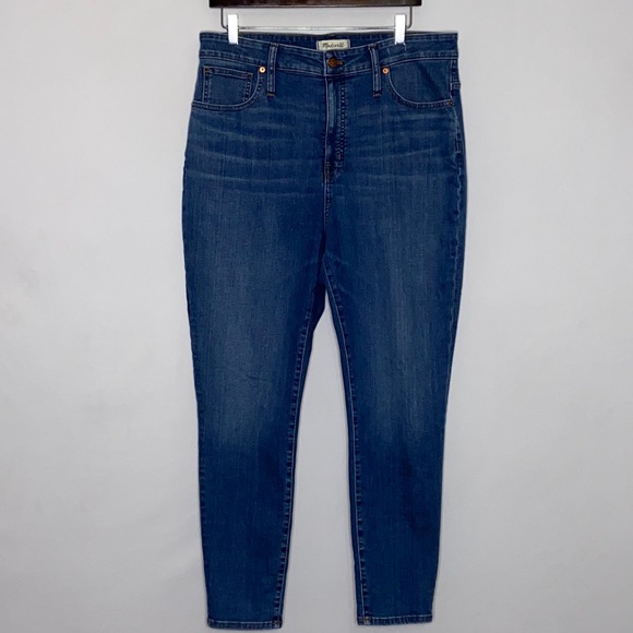 Madewell Curvy High-Rise Skinny Crop Jeans - 33T - Picture 1 of 7